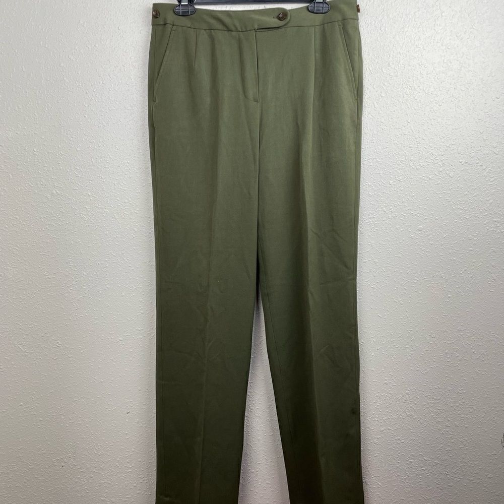 Wear It Green Slacks Size 1 (M) EUC